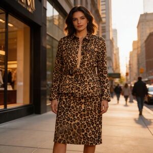 Ralph Lauren Leopard Print jacket and shirt